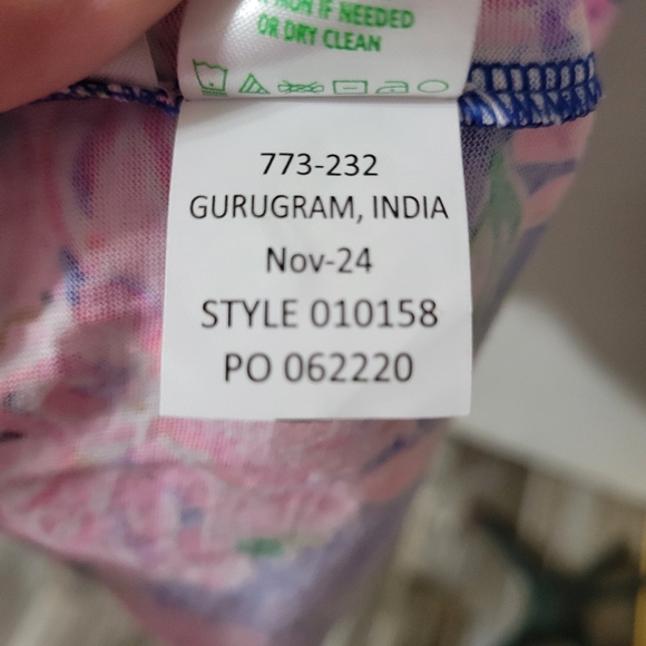 Lilly Pulitzer Kawai Flutter Sleeve Dress Spring In Your Step Size Small - Picture 5 of 7